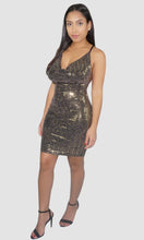 Load image into Gallery viewer, GIA METALLIC DRESS
