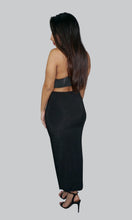 Load image into Gallery viewer, Monica Midi Skirt - BLACK-Luxe Appeal
