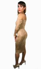 Load image into Gallery viewer, Nova Suede Dress - TAUPE
