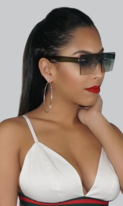Sunglasses. Rimless, edgy look! colors available